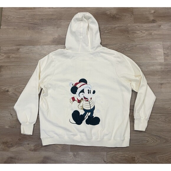 Disney Parks Mickey Mouse Christmas Joy 2021 Hoodie Sweatshirt & Sweatpants 2XL - Picture 10 of 15